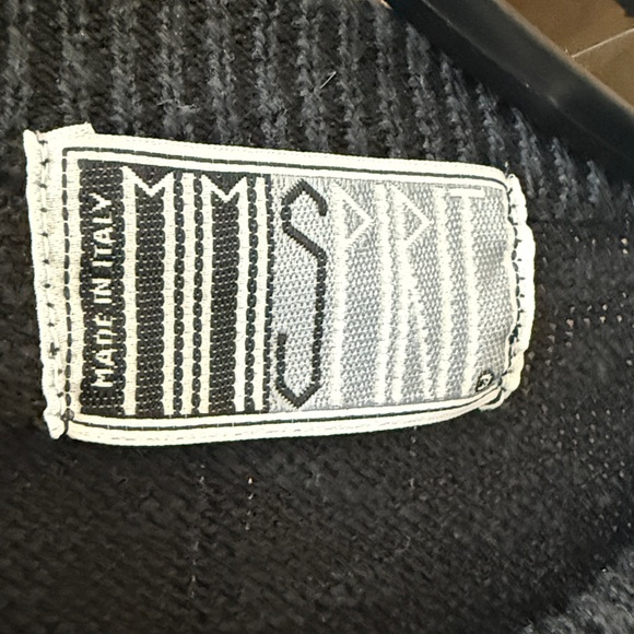 VINTAGE MIMI SPIRIT Mens KNIT WOOL Frankenstein SWEATER Size Large - Picture 8 of 9